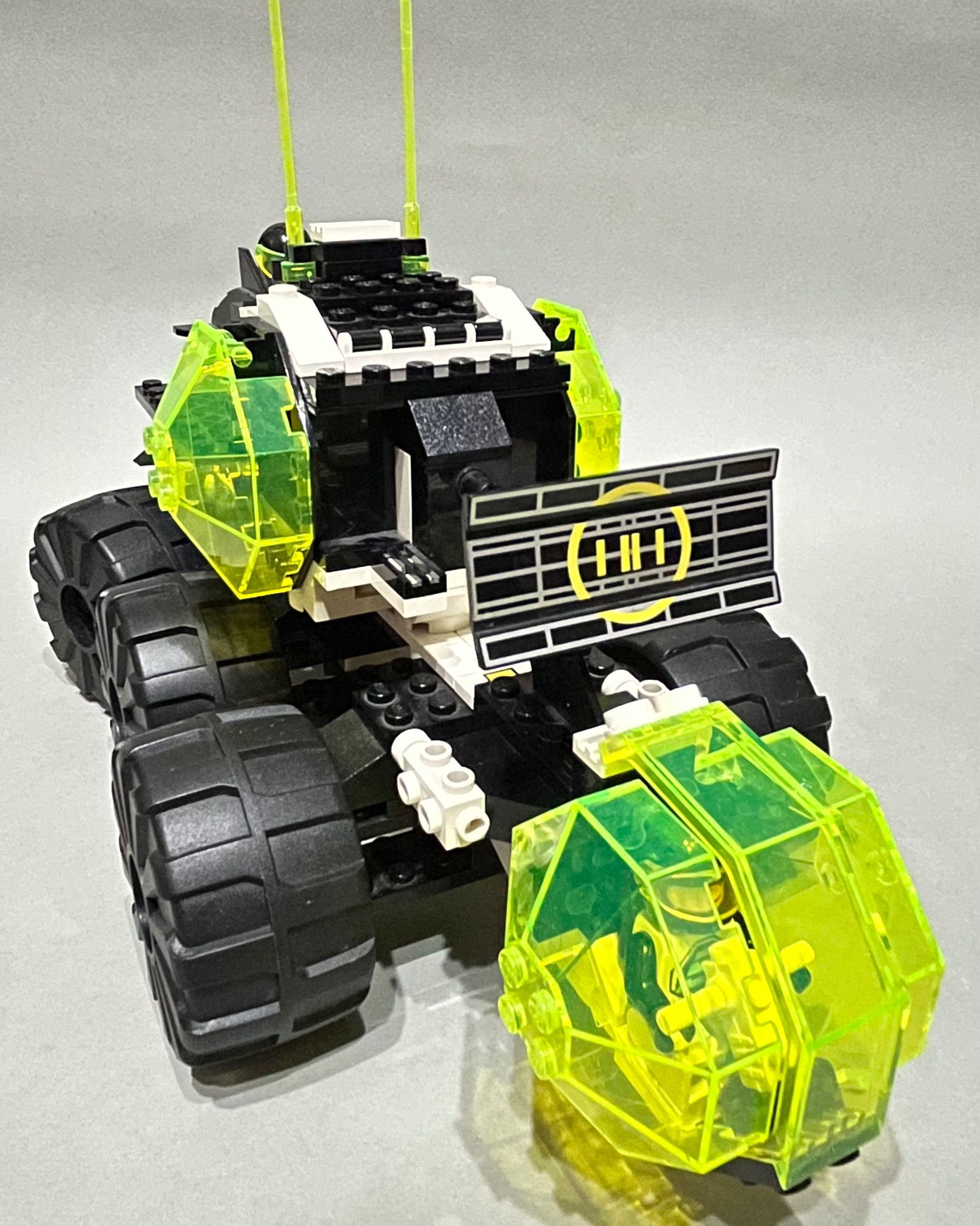 A brick-built scene by @nostalgicbrickgr, from the world Space