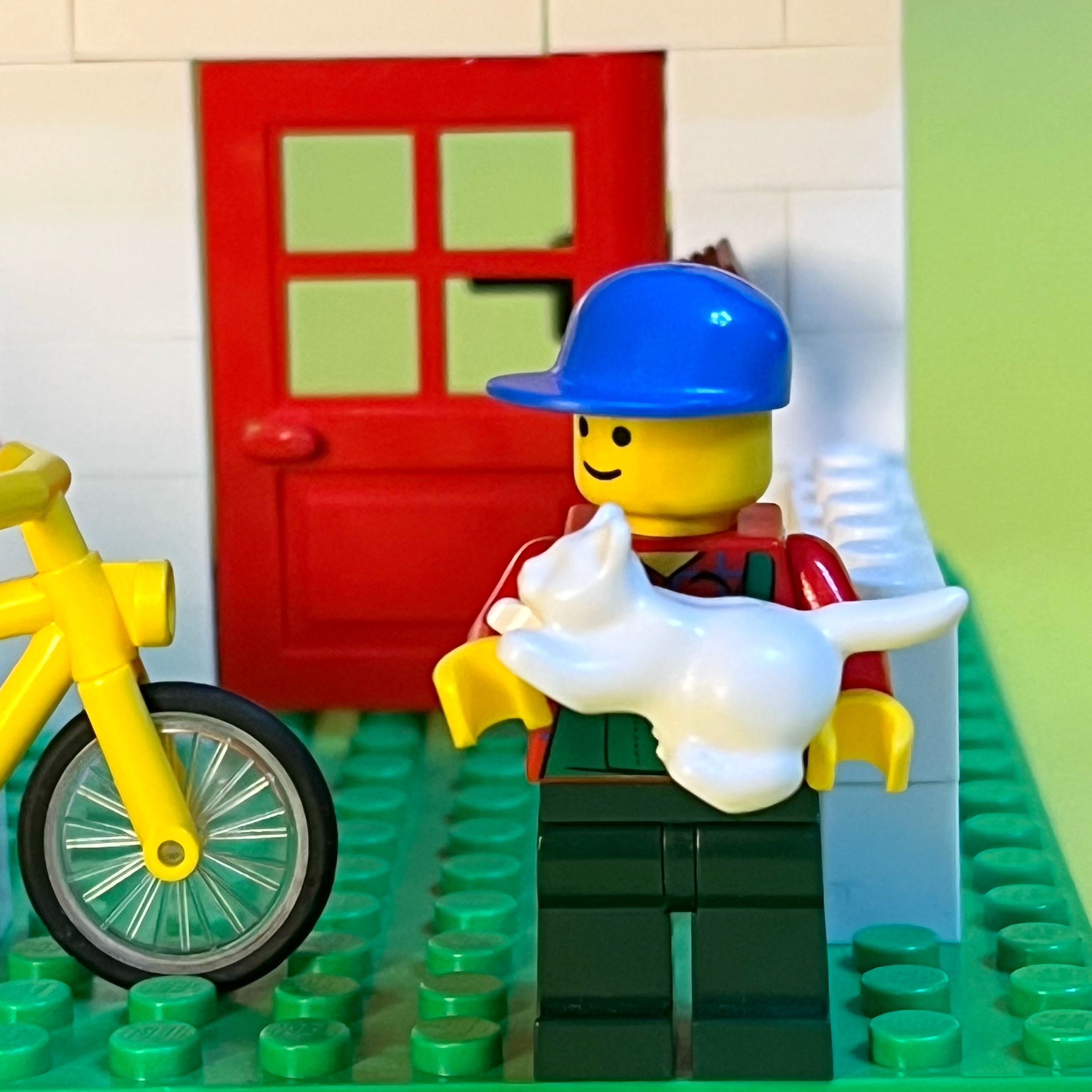 A brick-built scene by @nostalgicbrickgr, from the world Small cabin