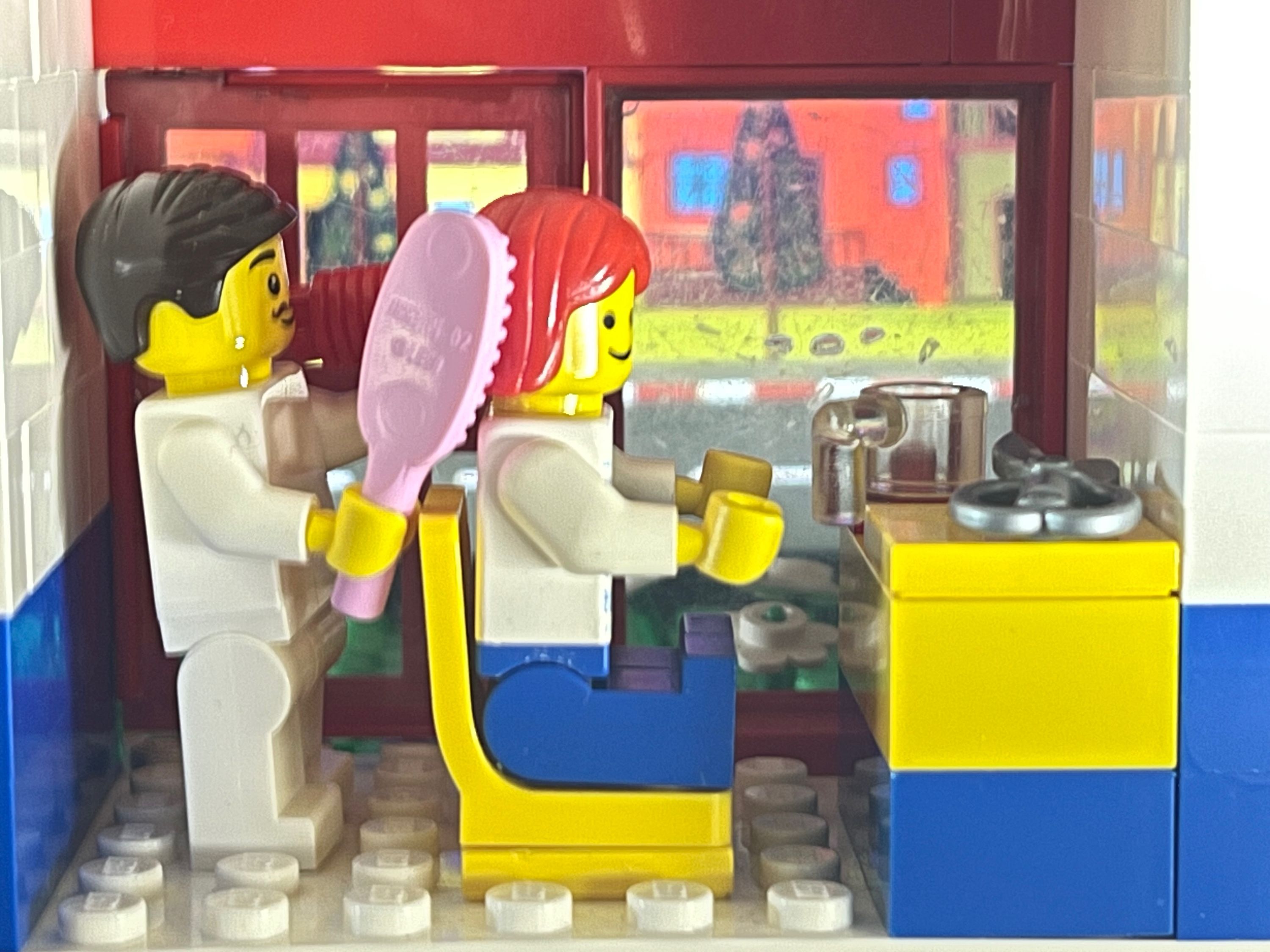 A brick-built scene by @nostalgicbrickgr, from the world Legoland