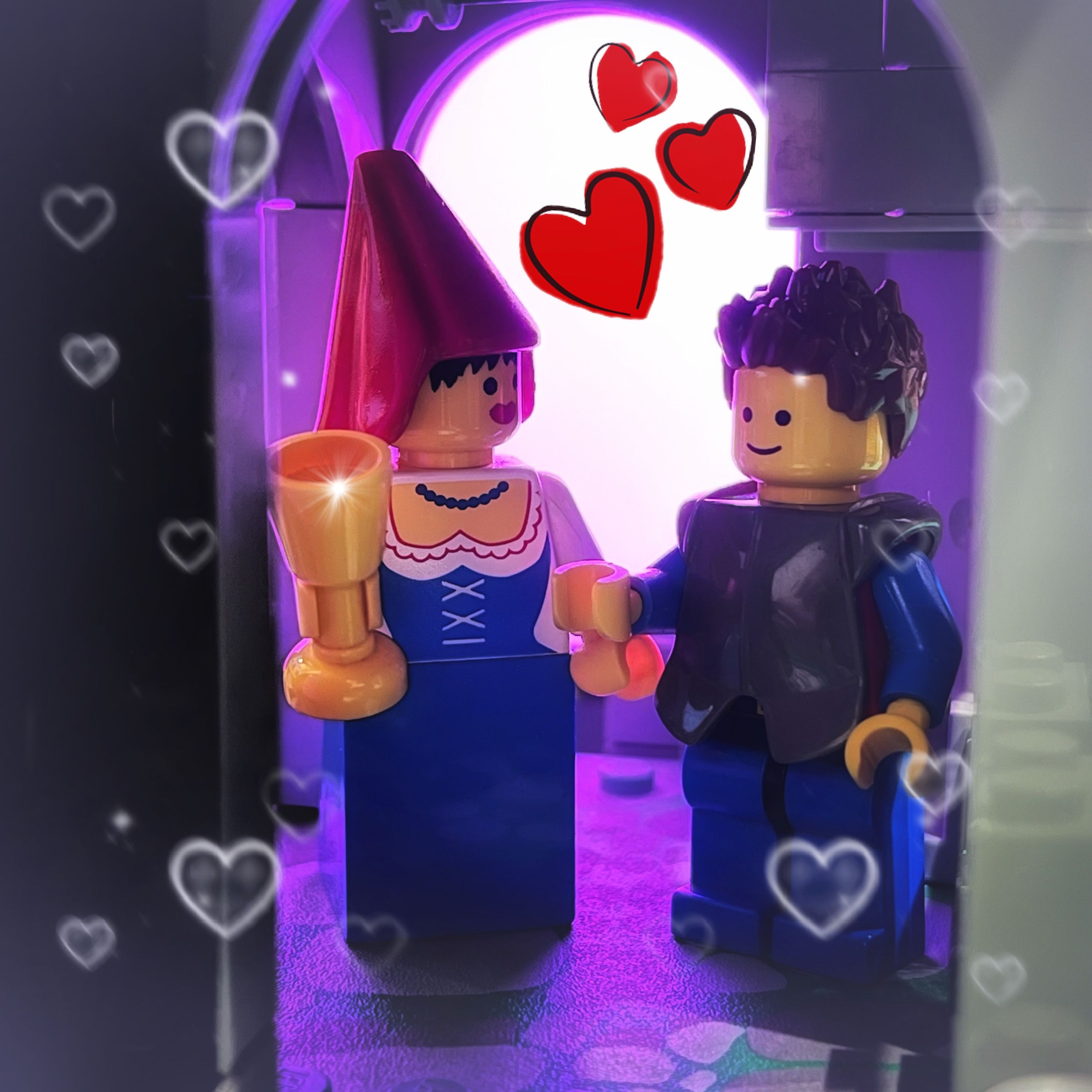 A brick-built scene by @nostalgicbrickgr, from the world Creative