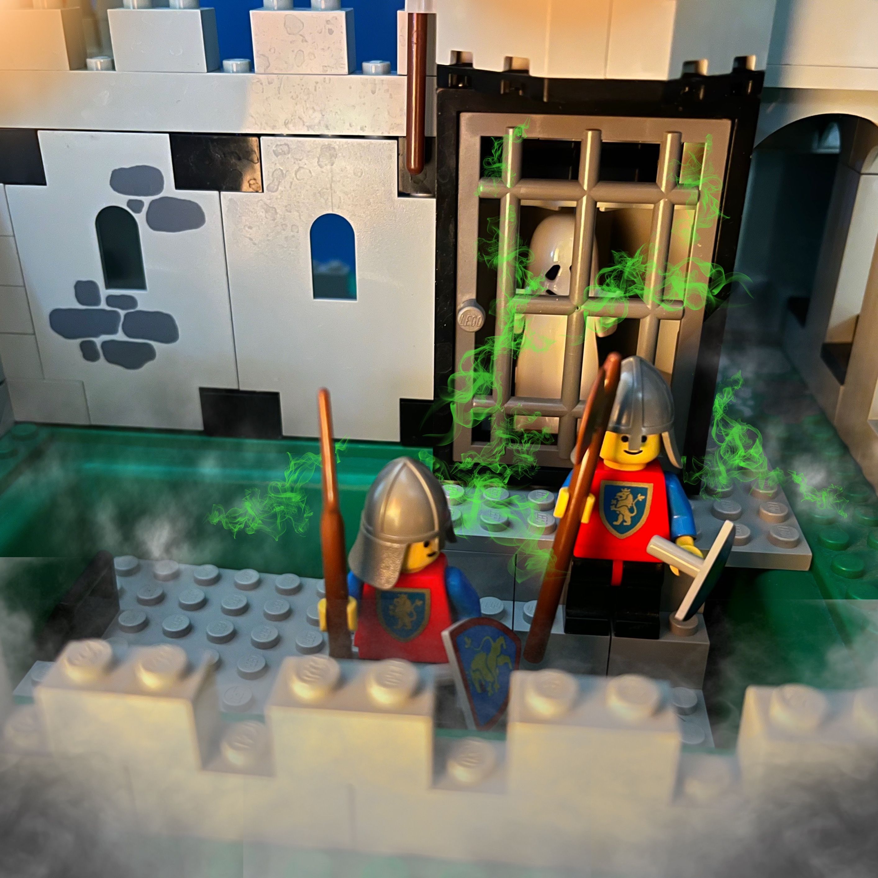 A brick-built scene by @nostalgicbrickgr, from the world Creative