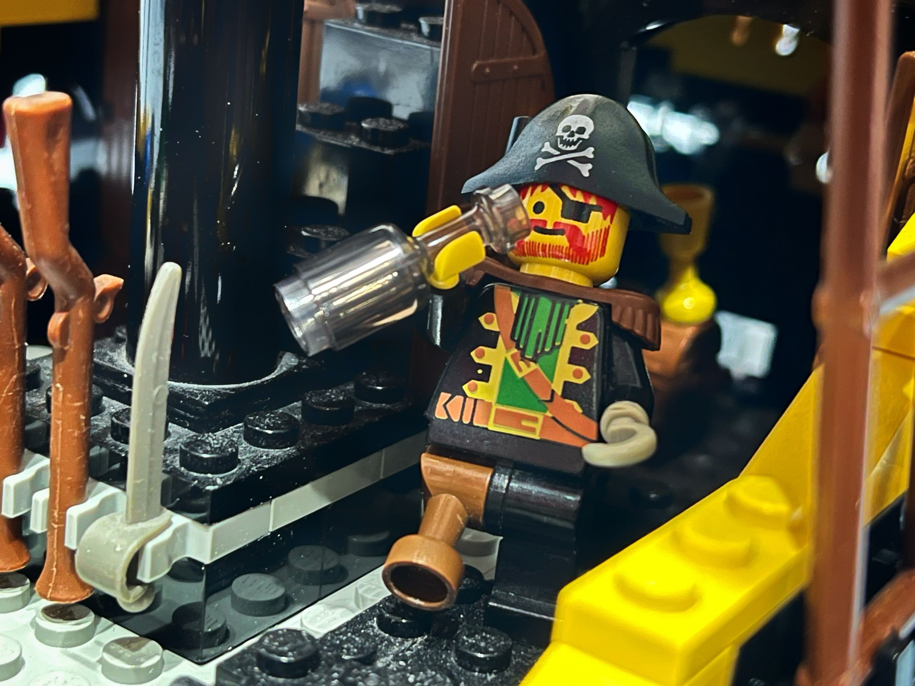 A brick-built scene by @nostalgicbrickgr, from the world Creative