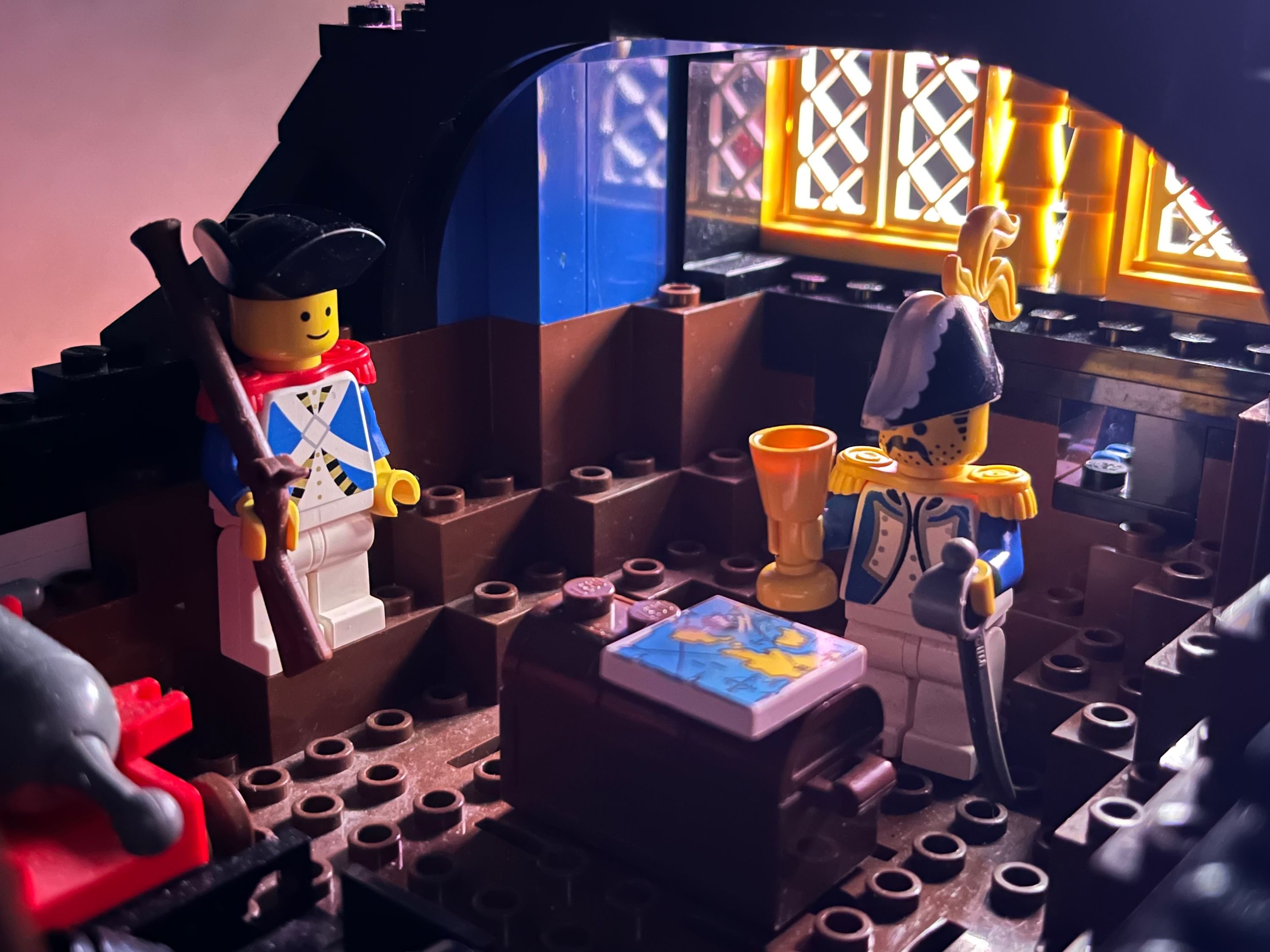 A brick-built scene by @nostalgicbrickgr, from the world Creative