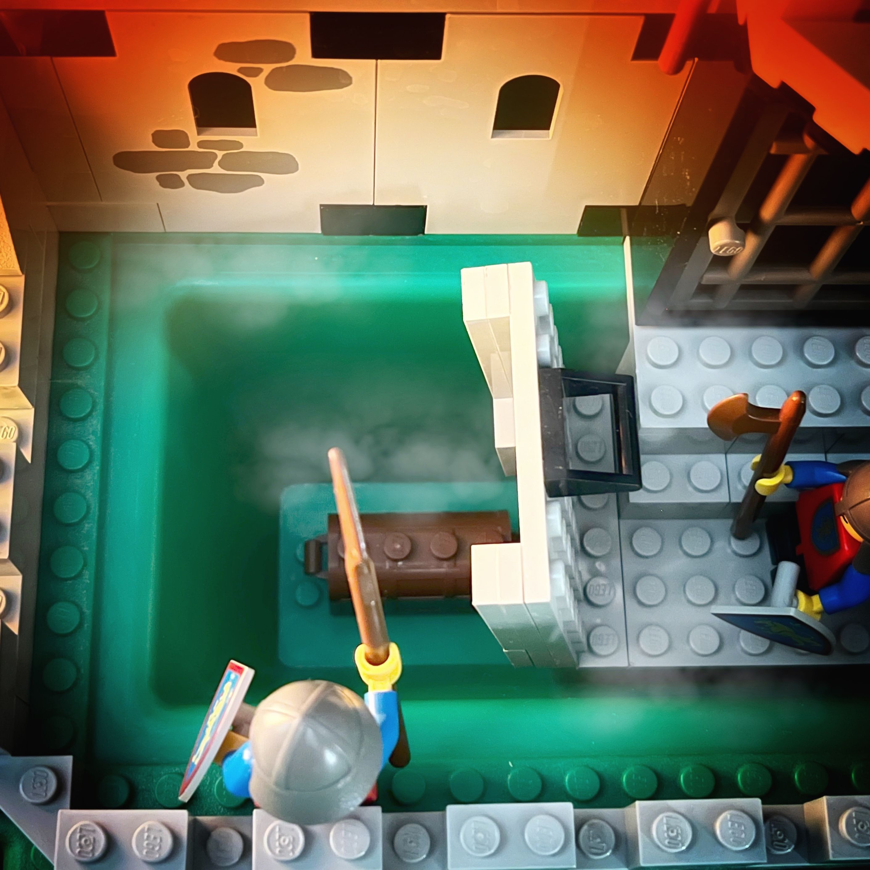 A brick-built scene by @nostalgicbrickgr, from the world Creative