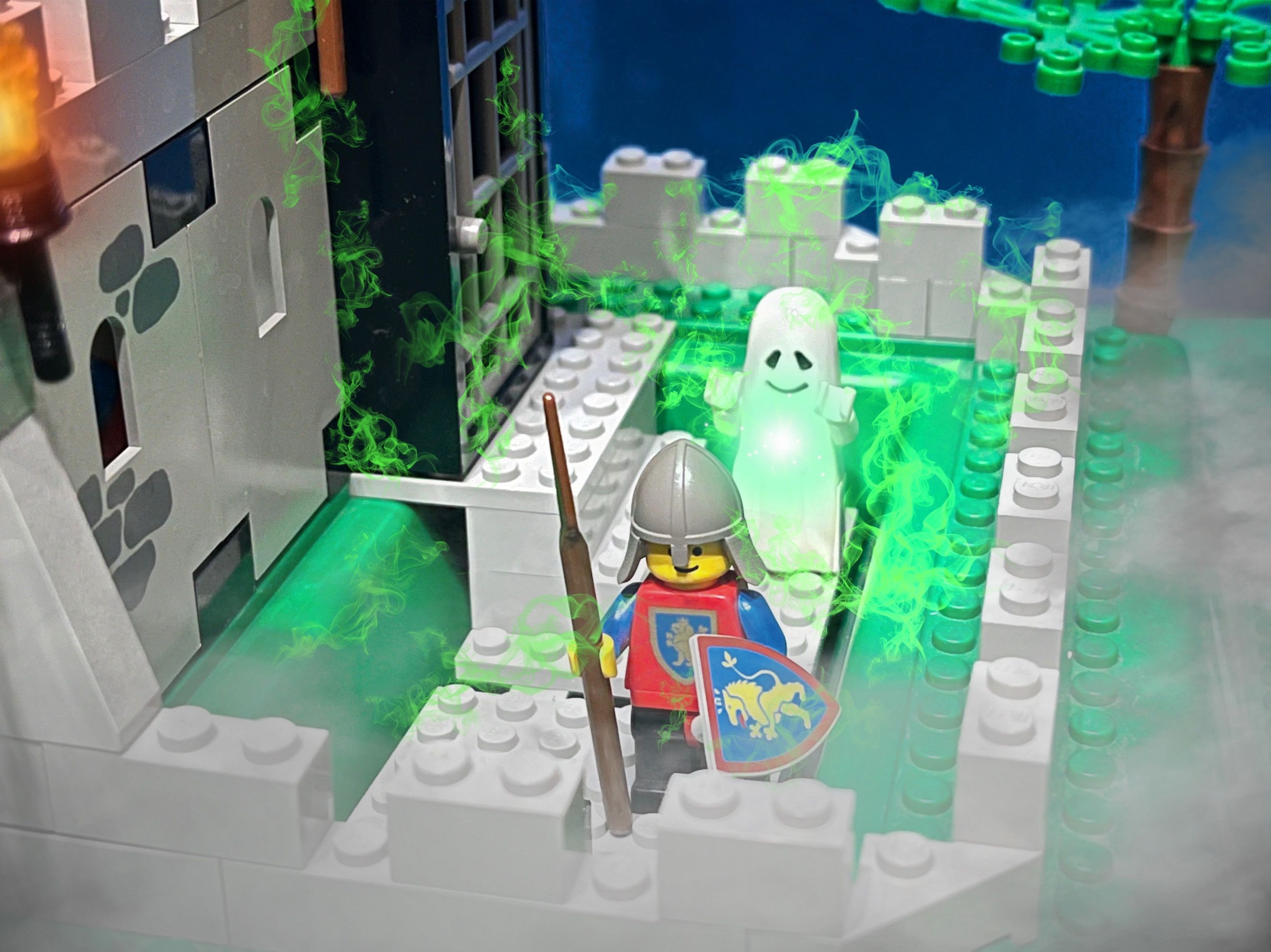 A brick-built scene by @nostalgicbrickgr, from the world Creative