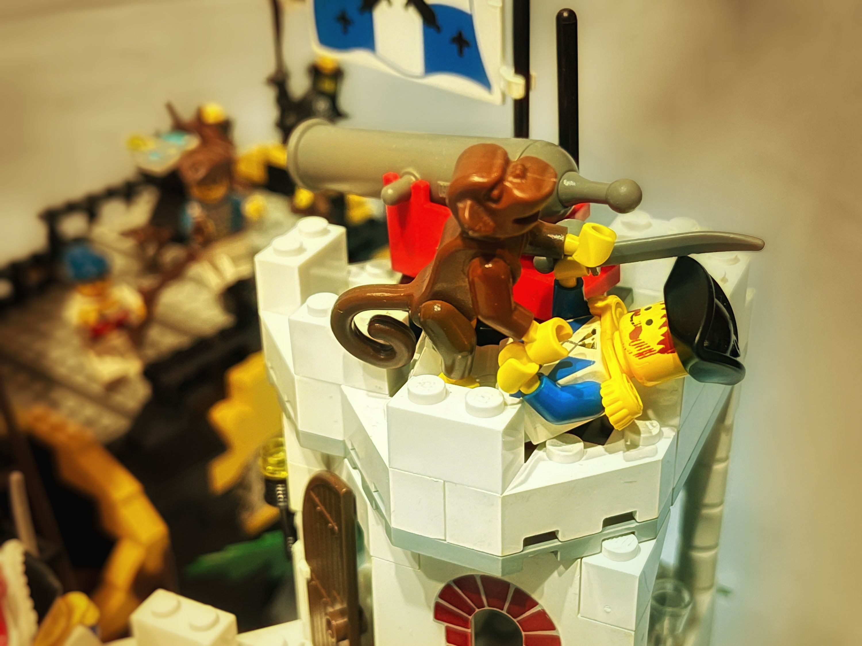A brick-built scene by @nostalgicbrickgr, from the world Creative