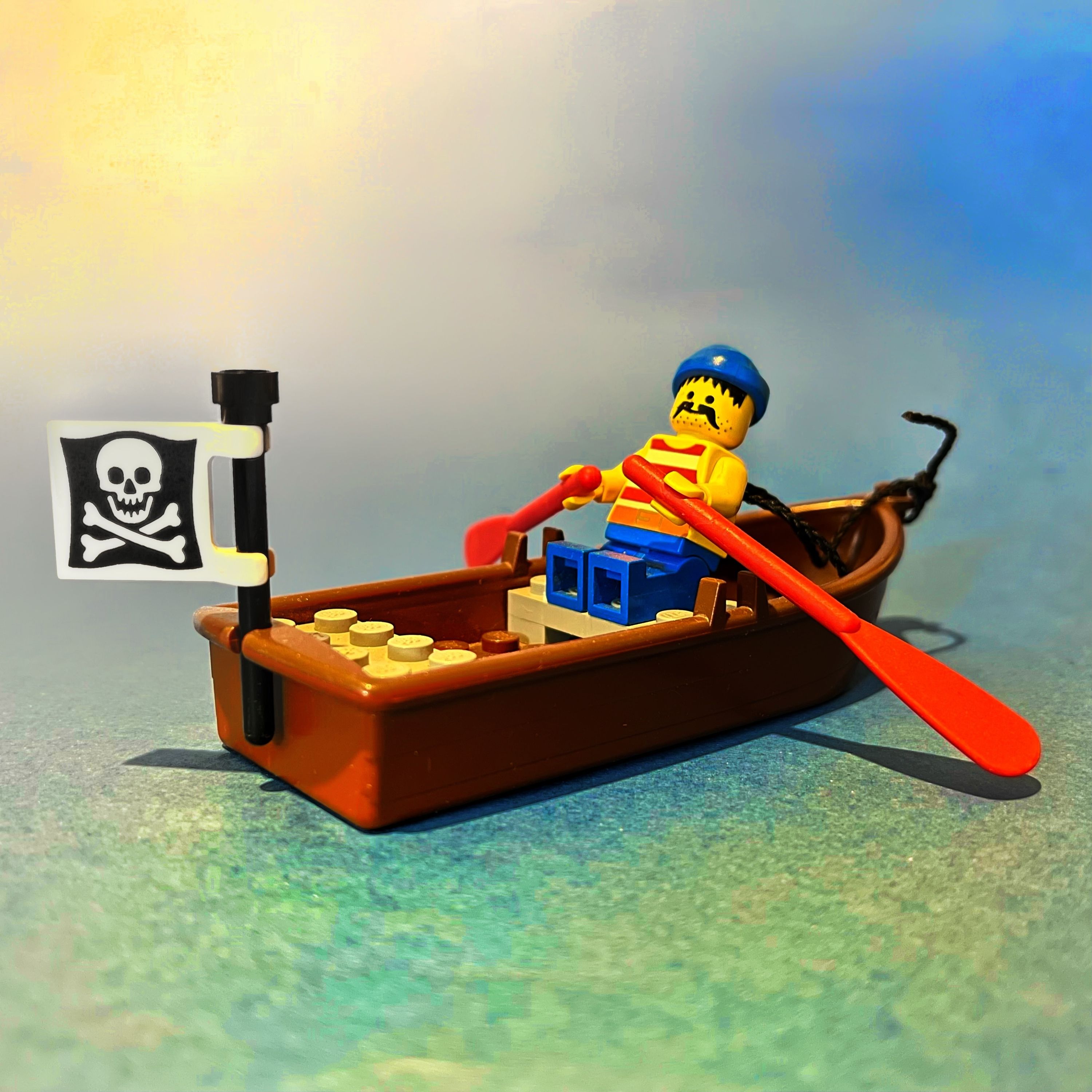 A brick-built scene by @nostalgicbrickgr, from the world Creative