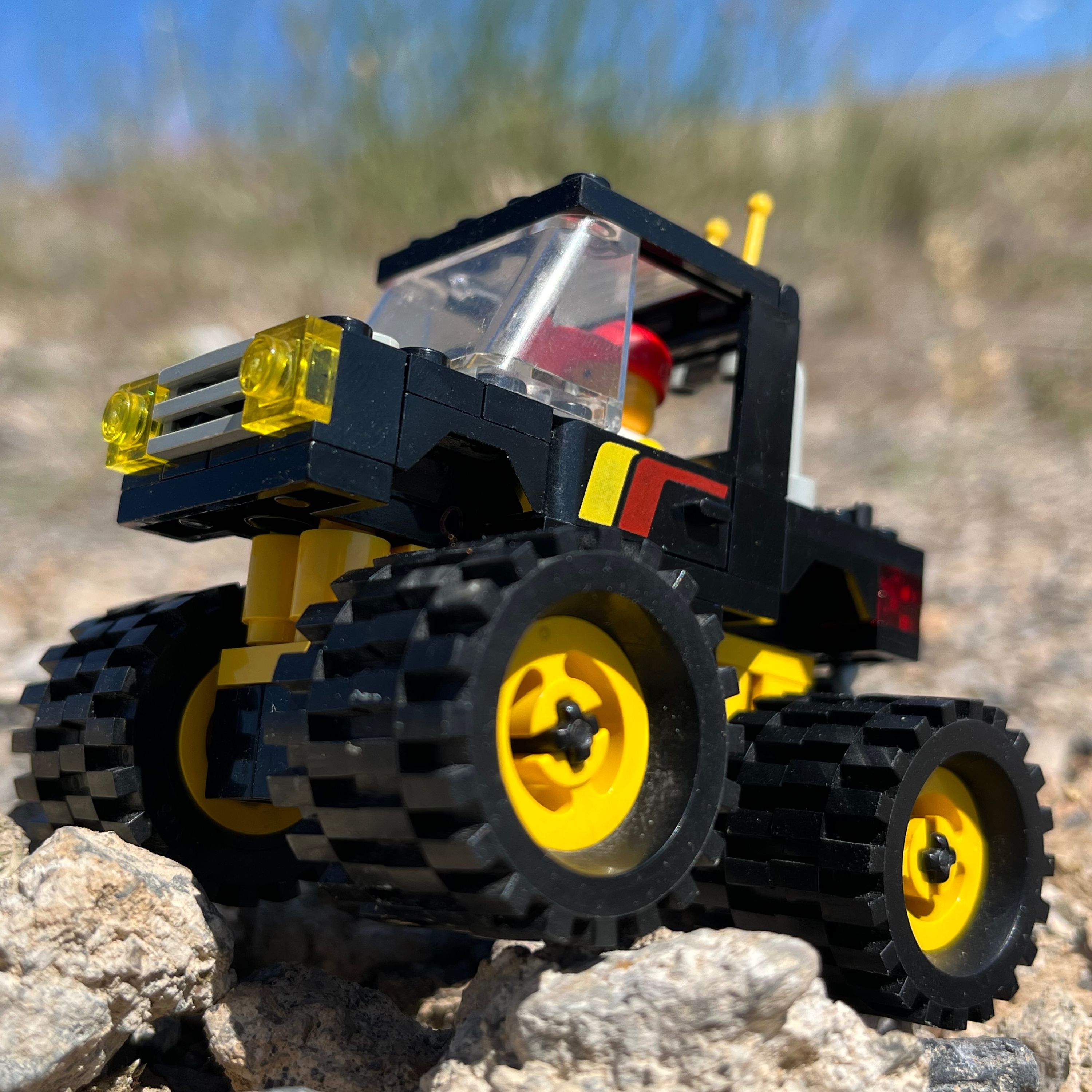 Off-road driving! — a brick-built scene by @nostalgicbrickgr, from the world Legoland