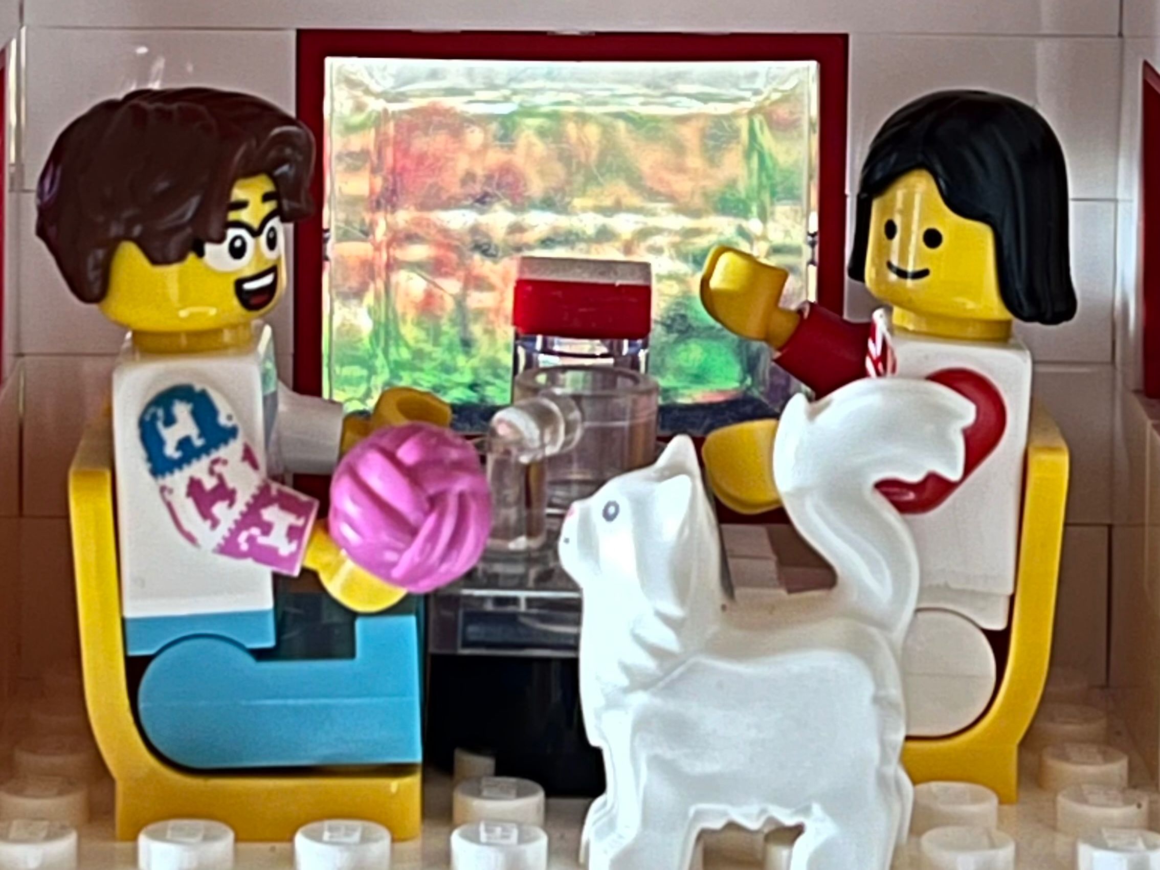 A brick-built scene by @nostalgicbrickgr, from the world Legoland