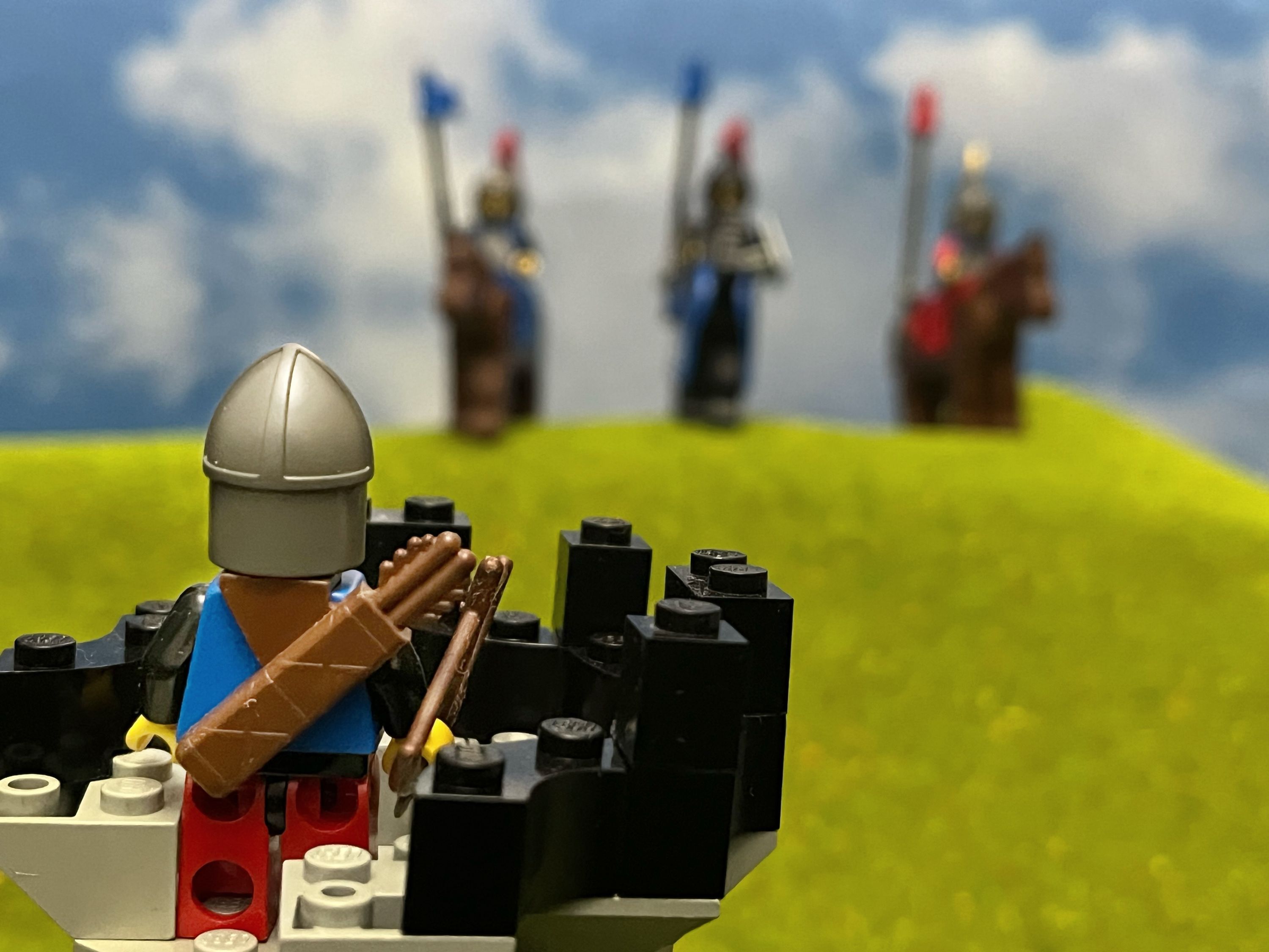 A brick-built scene by @nostalgicbrickgr, from the world Castles
