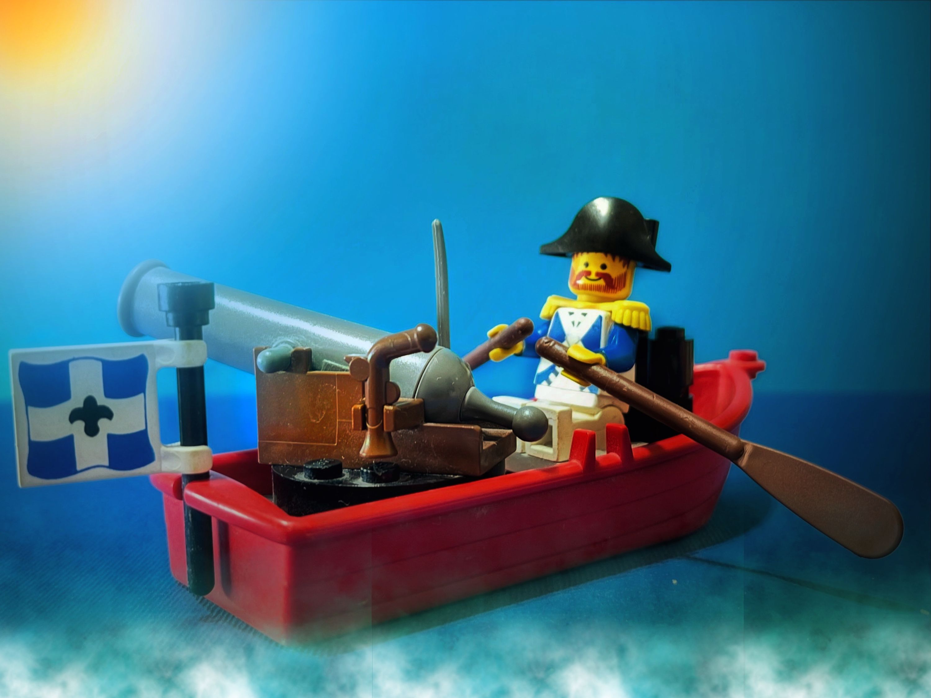 A brick-built scene by @nostalgicbrickgr, from the world Creative
