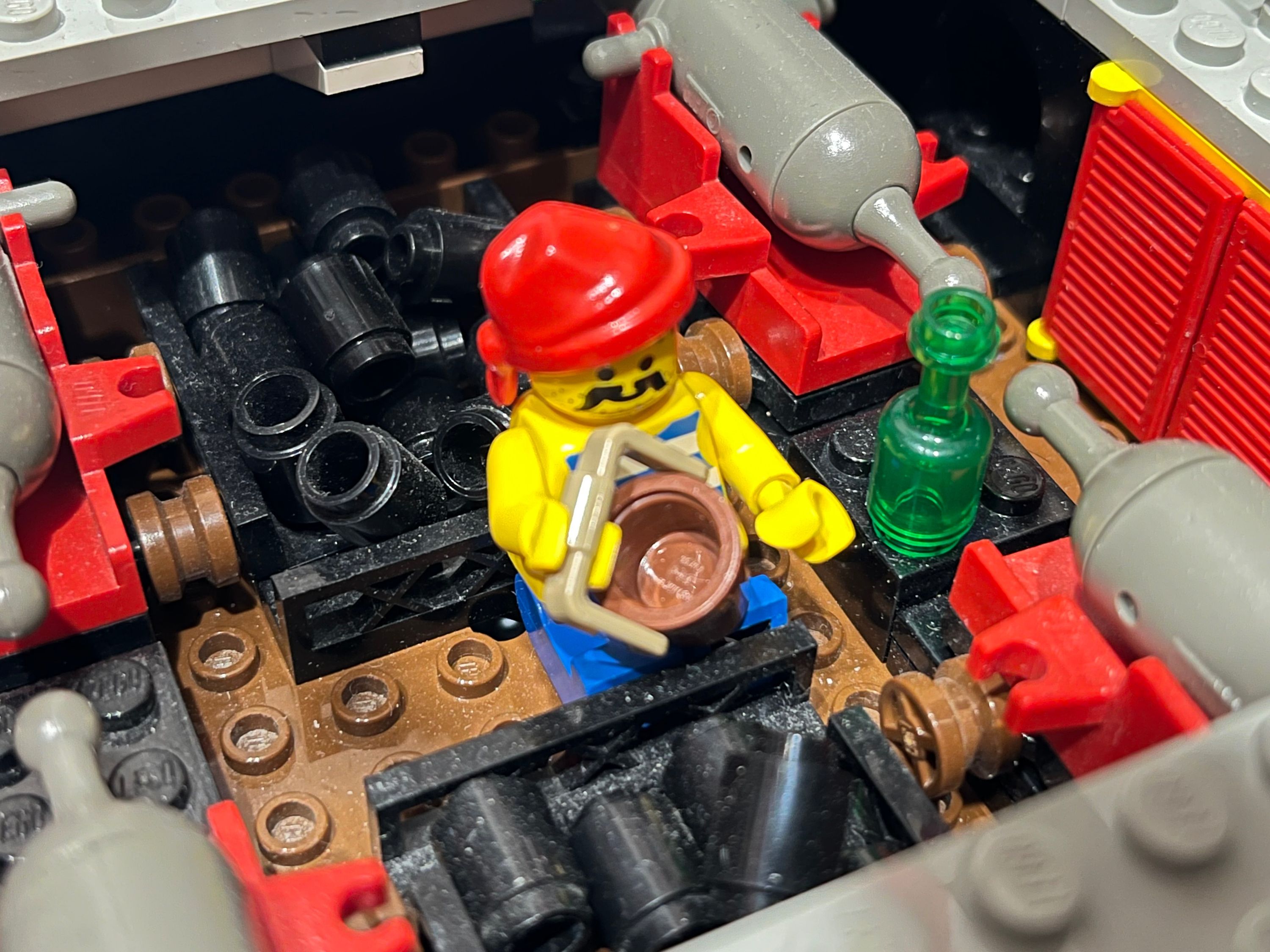 A brick-built scene by @nostalgicbrickgr, from the world Creative