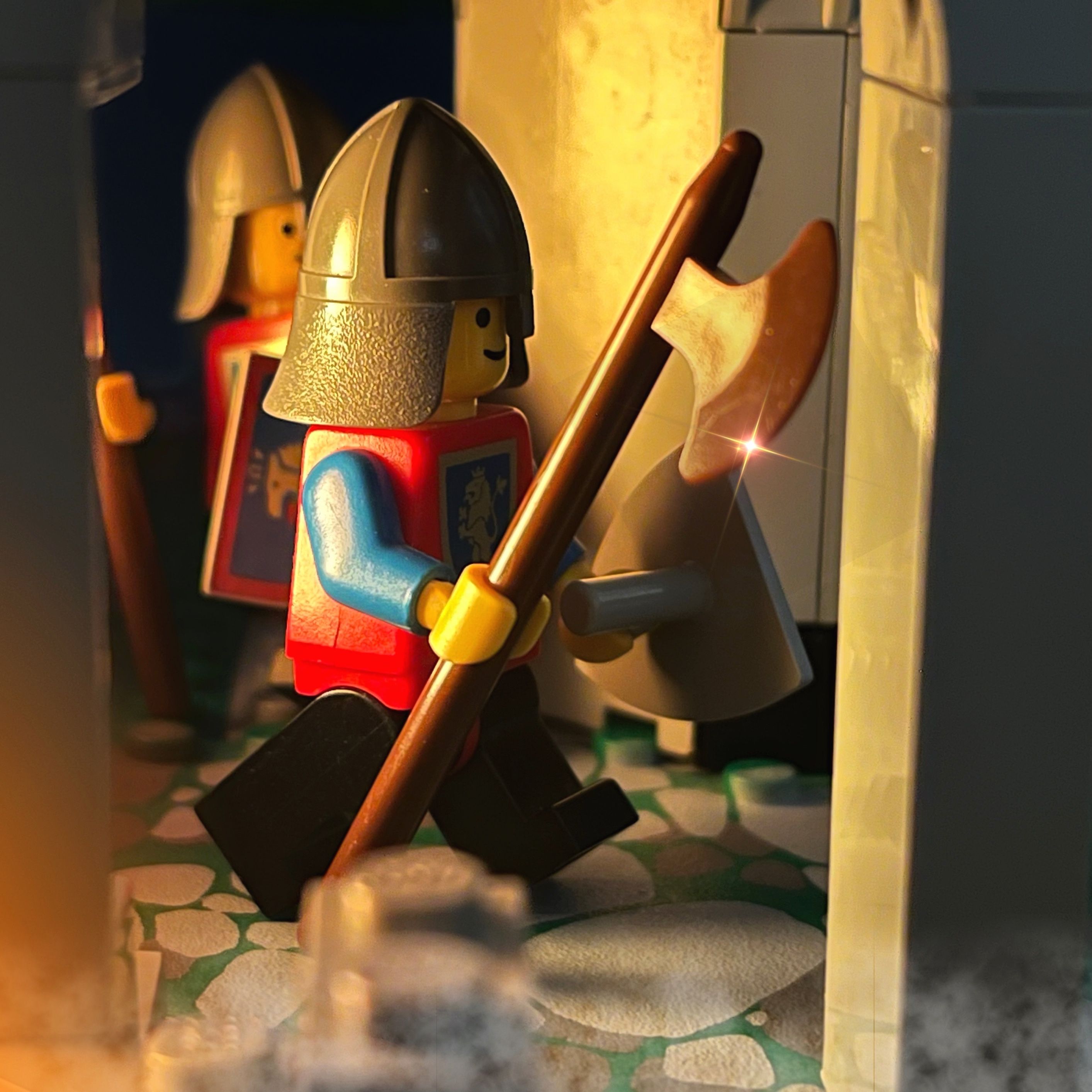 A brick-built scene by @nostalgicbrickgr, from the world Creative