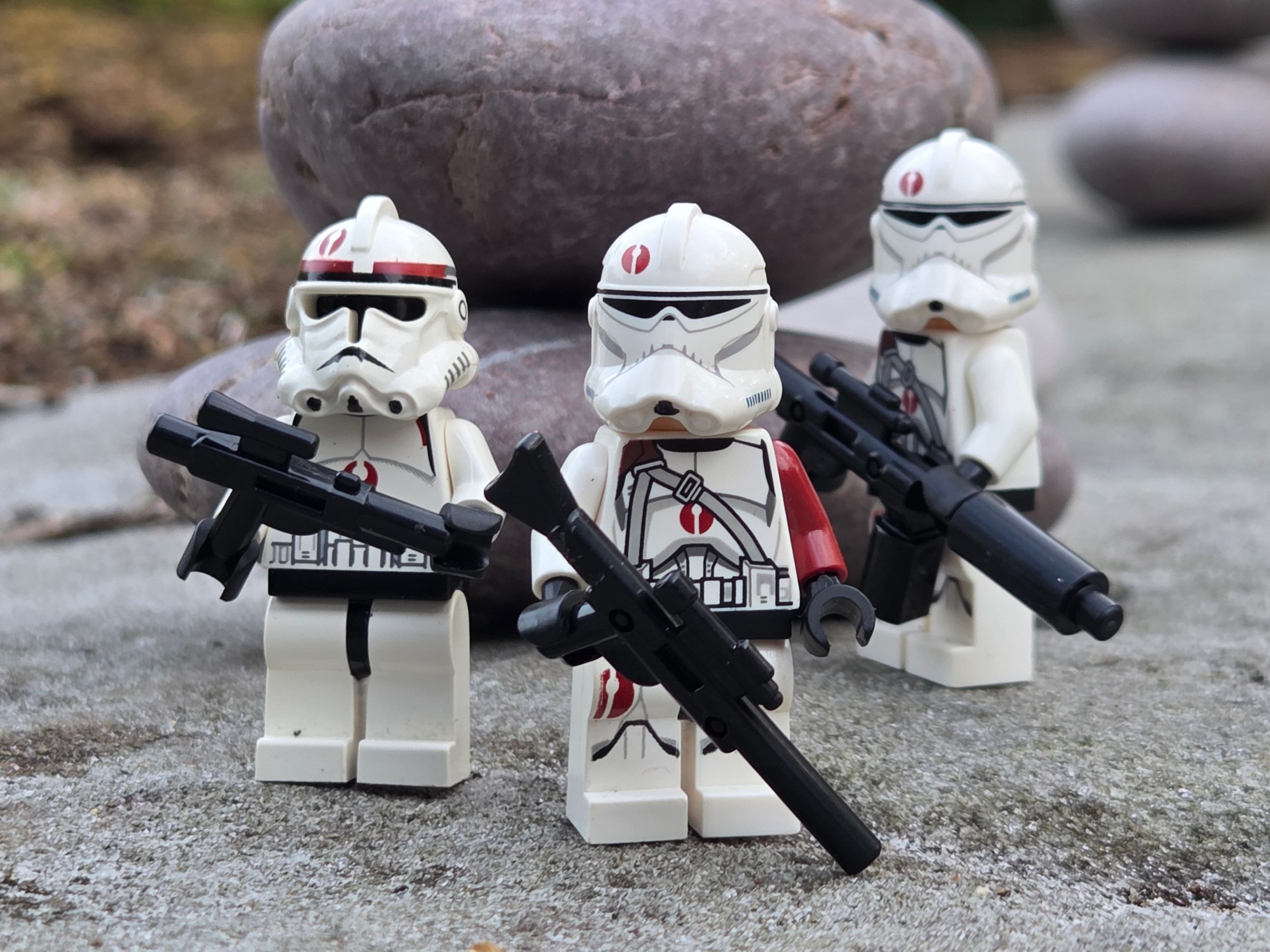 The 91st Recon corps — a brick-built scene by @khaiekdvoukdamezhniy, from the world Star Wars - Saleucami