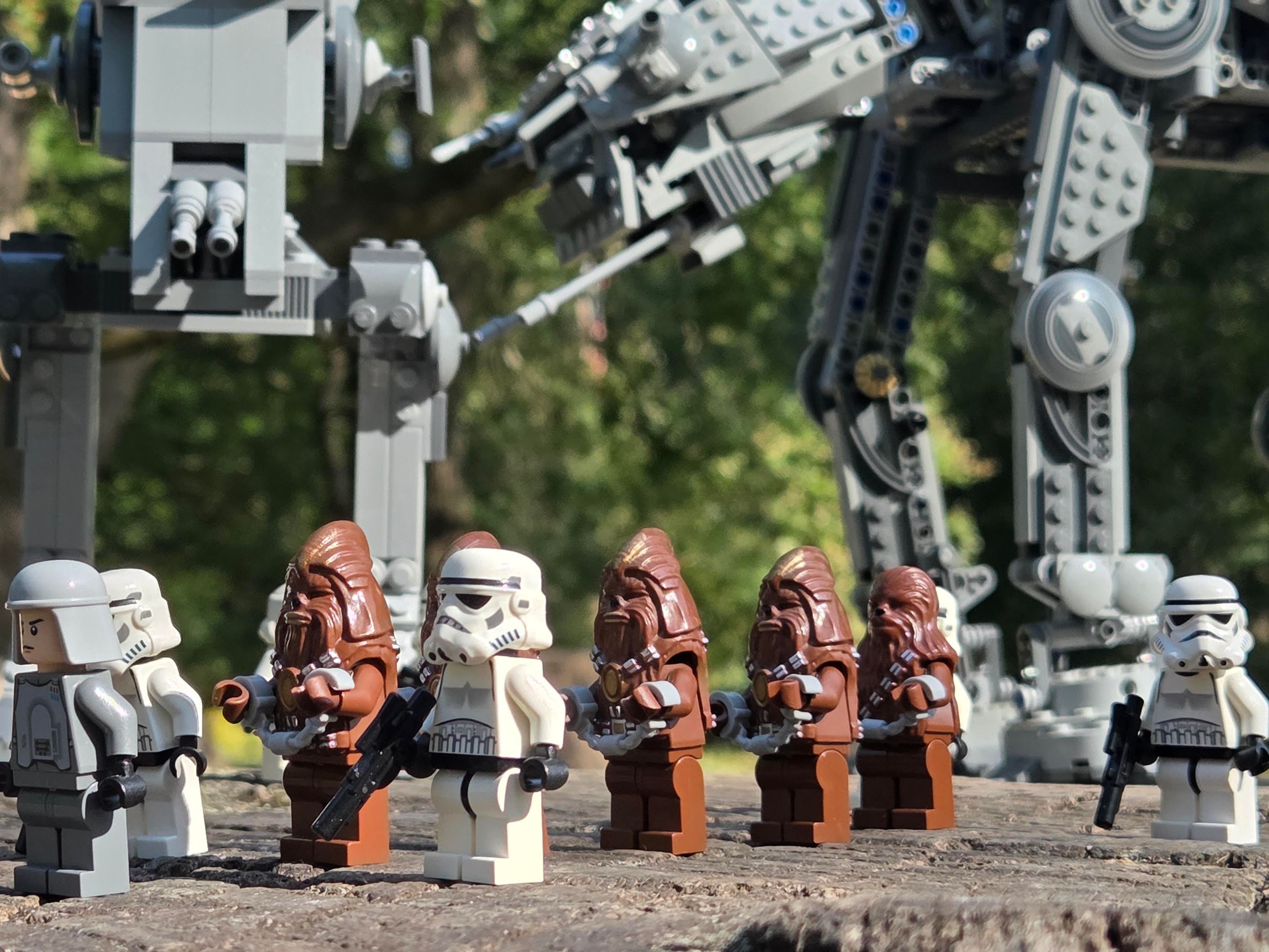 Imperial Subjugation of Kashyyyk — a brick-built scene by @khaiekdvoukdamezhniy, from the world Star Wars - Kashyyyk