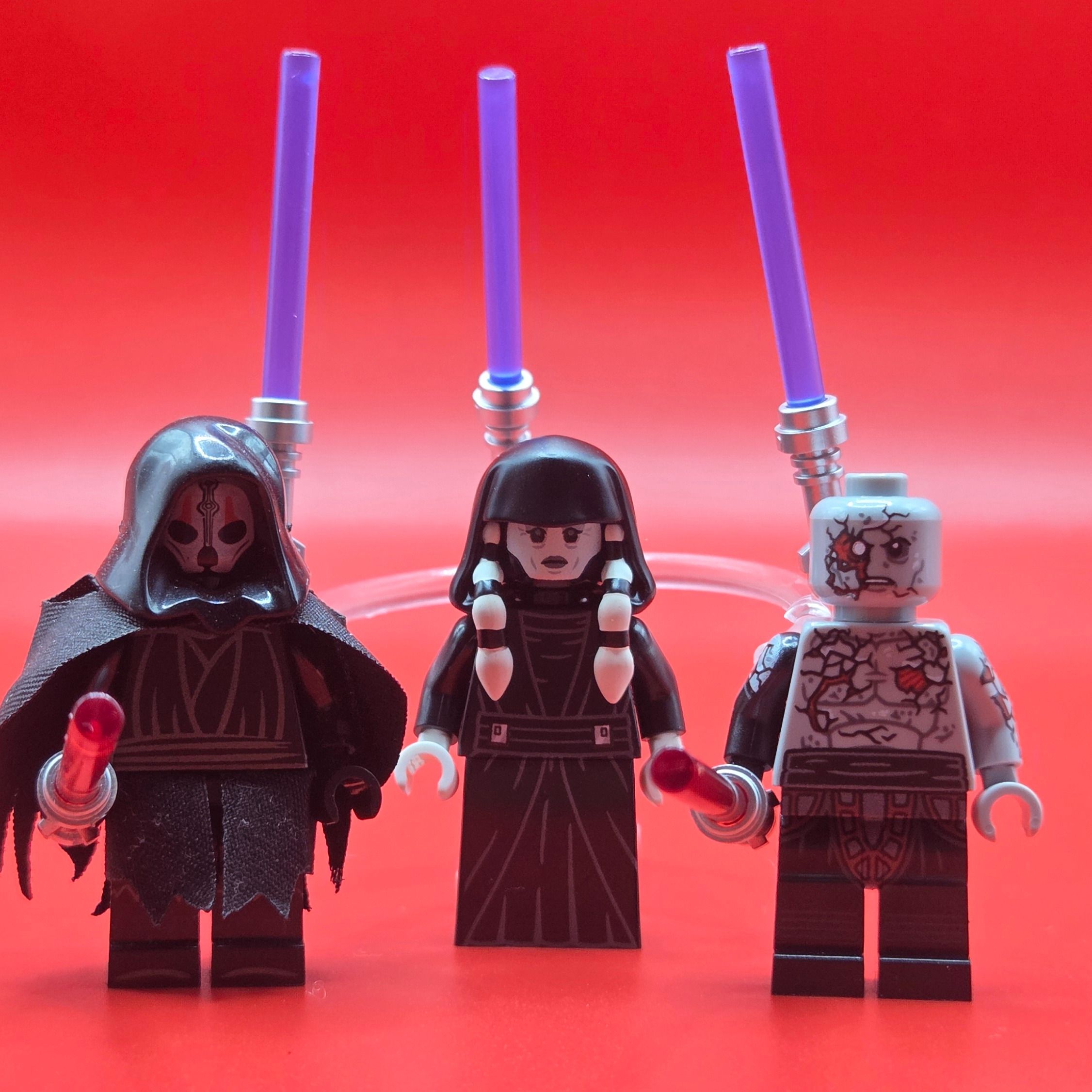 Nihilus, Sion & Traya — a brick-built scene by @khaiekdvoukdamezhniy, from the world Star Wars - Misc
