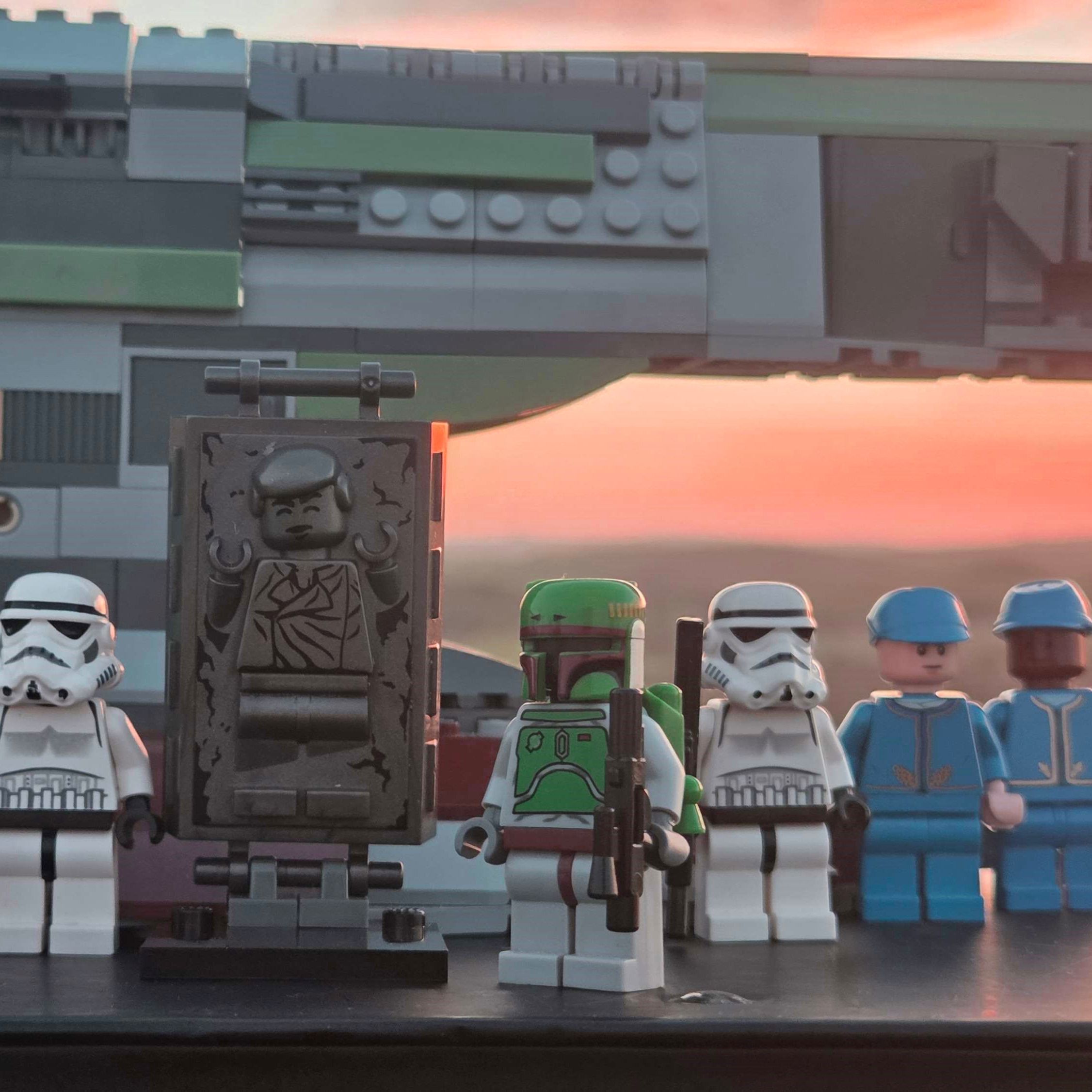 A brick-built scene by @khaiekdvoukdamezhniy, from the world Star Wars - Bespin