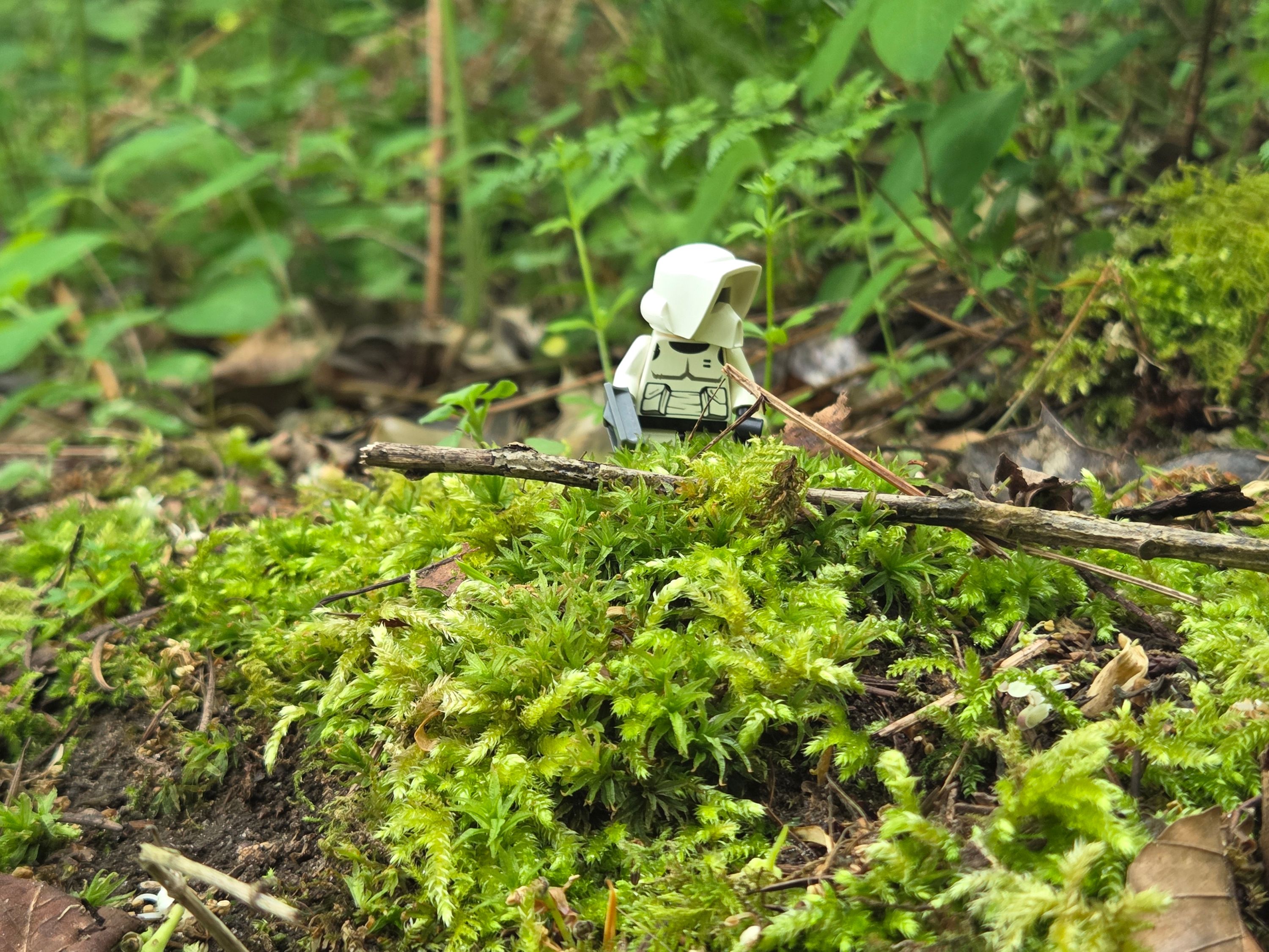 A brick-built scene by @khaiekdvoukdamezhniy, from the world Star Wars - Endor