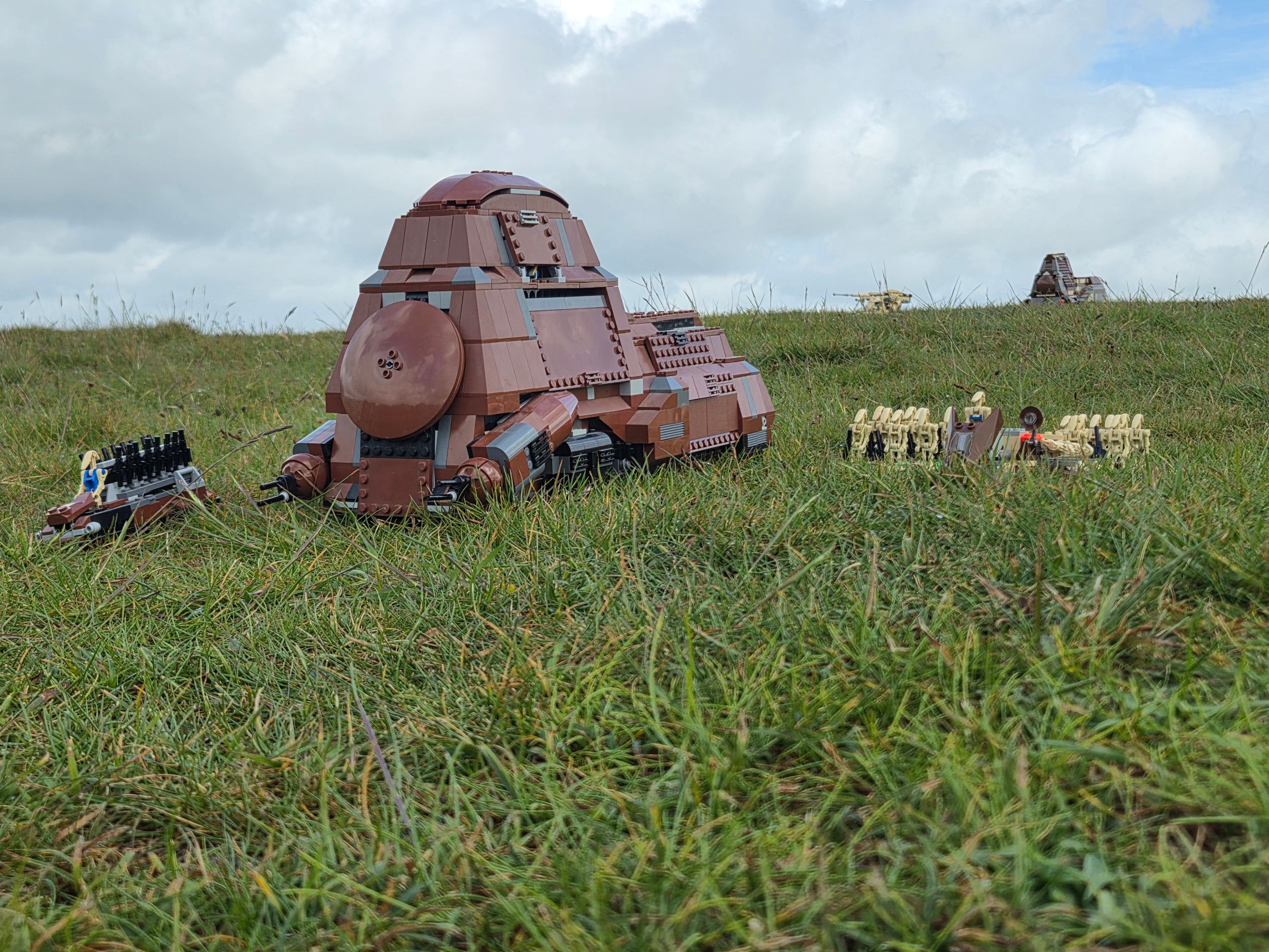 The Trade Federation on Naboo — a brick-built scene by @khaiekdvoukdamezhniy, from the world Star Wars - Naboo
