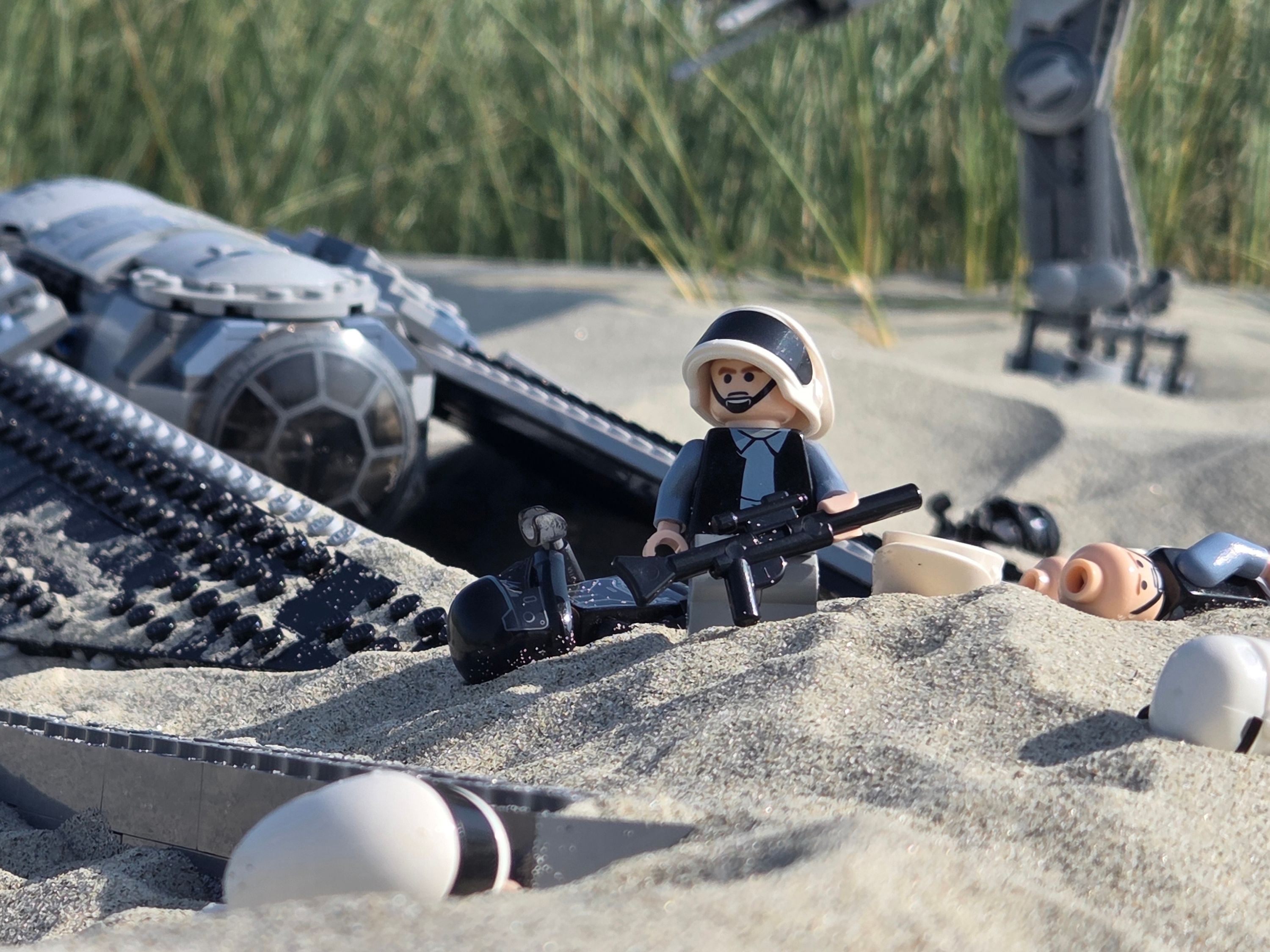 For the Rebellion! — a brick-built scene by @khaiekdvoukdamezhniy, from the world Star Wars - Scarif