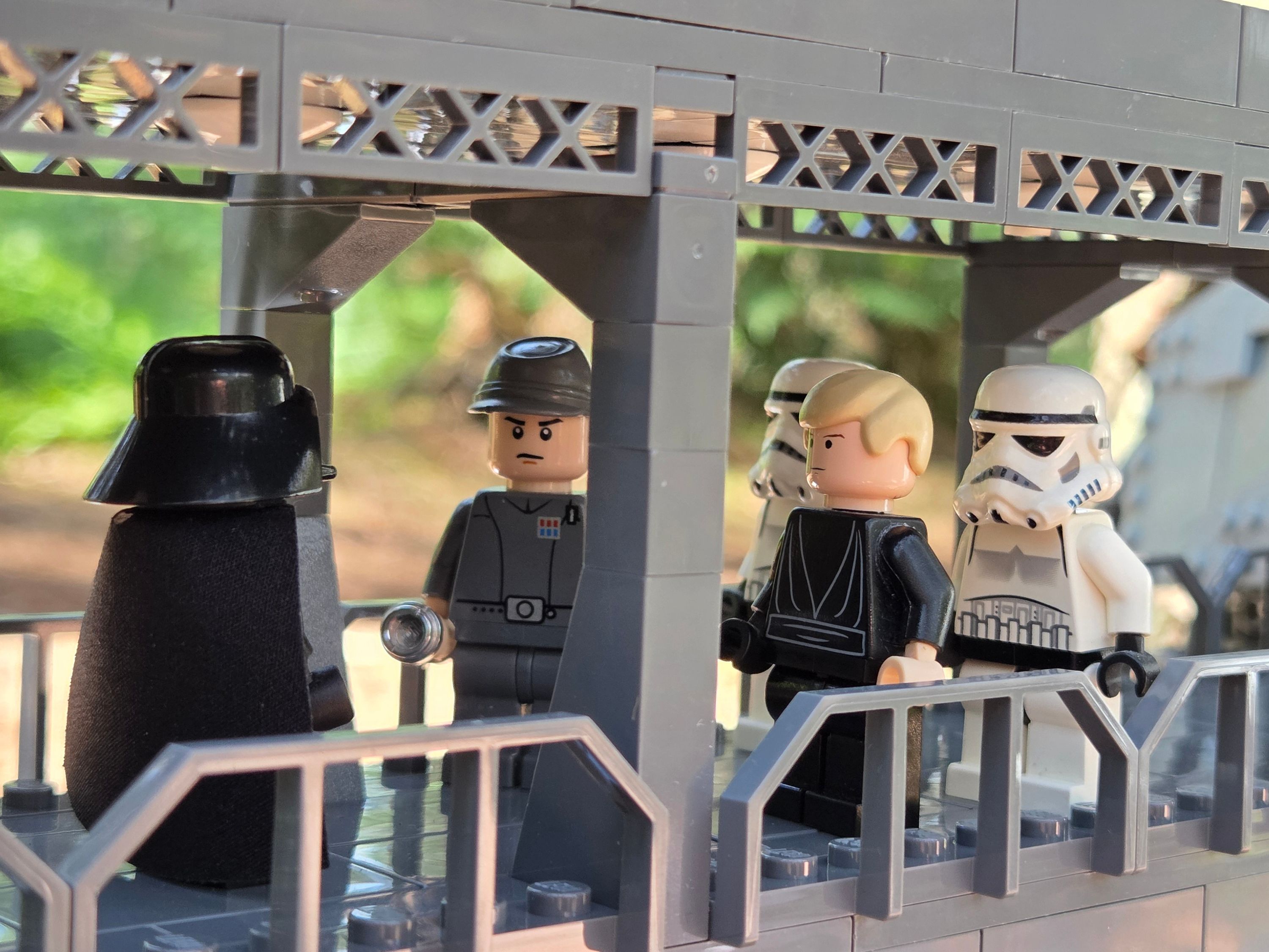 "This is the rebel that surrendered to us, although he denies it, I believe there may be more of them" — a brick-built scene…