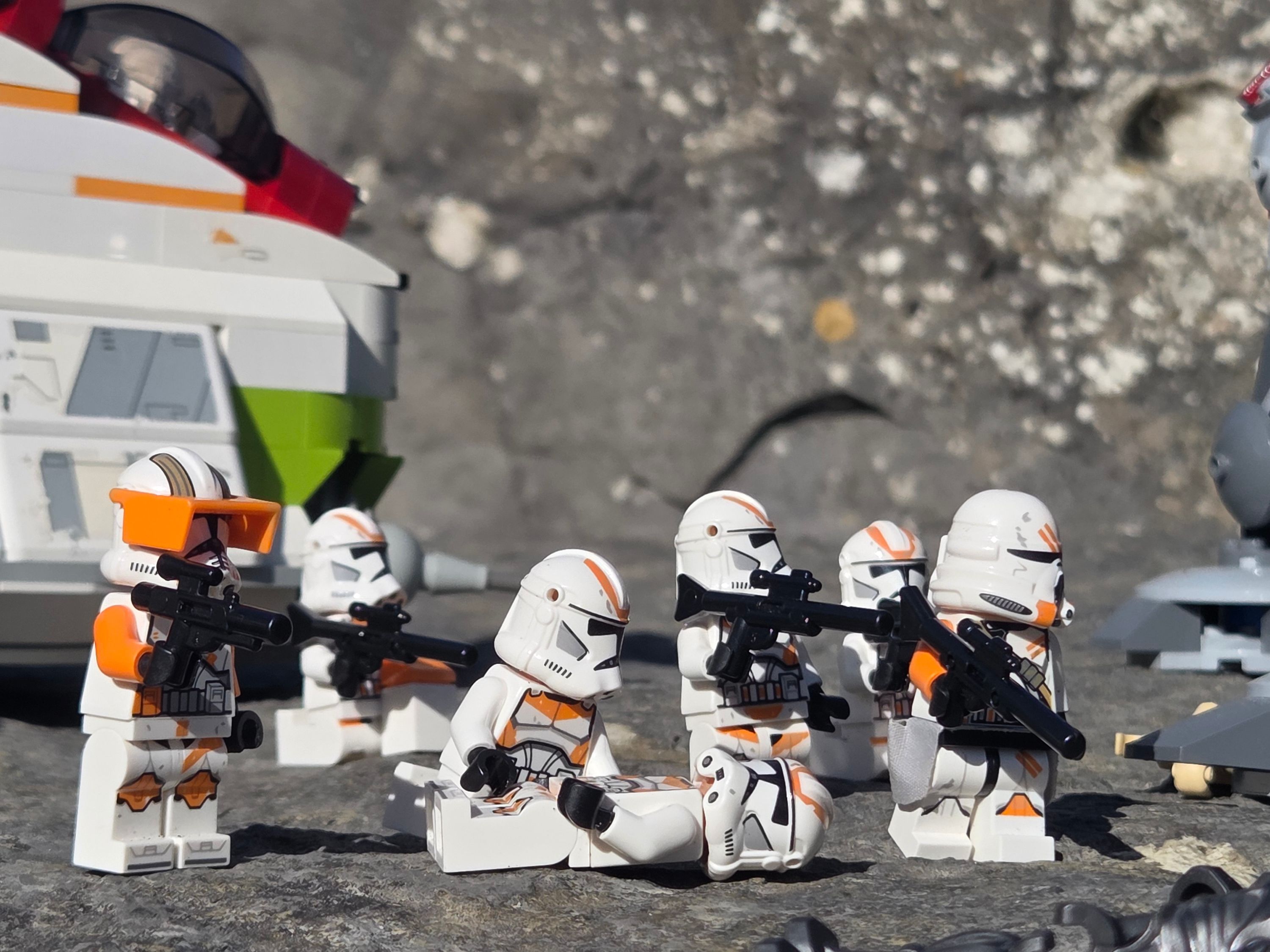 The 212th on Utapau — a brick-built scene by @khaiekdvoukdamezhniy, from the world Star Wars - Utapau